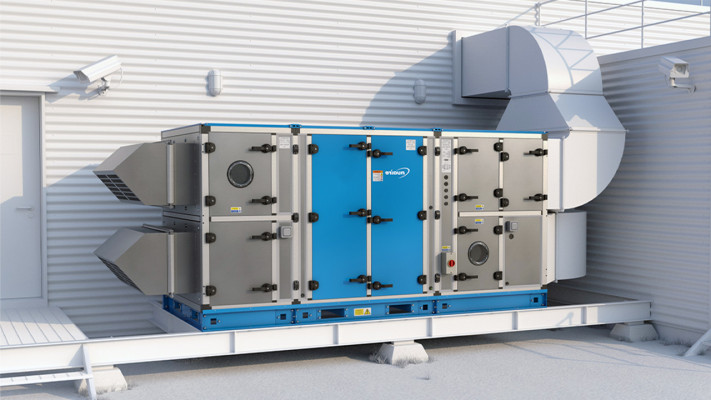 هواساز (AHU) و سیستم‌های تهویه مطبوع: کنترل دما، رطوبت و کیفیت هوای داخل ساختمان