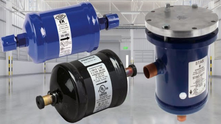 فیلتر درایر در سیستم‌های تبرید: راهنمای جامع عملکرد، جذب رطوبت و محافظت از چیلر